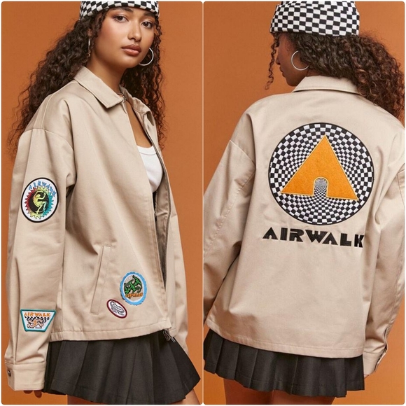 Forever 21 | Jackets & Coats | Nwt Airwalk X Forever 2 Beige